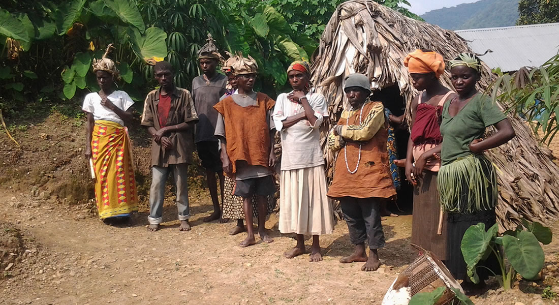 the Batwa people in Bwindi