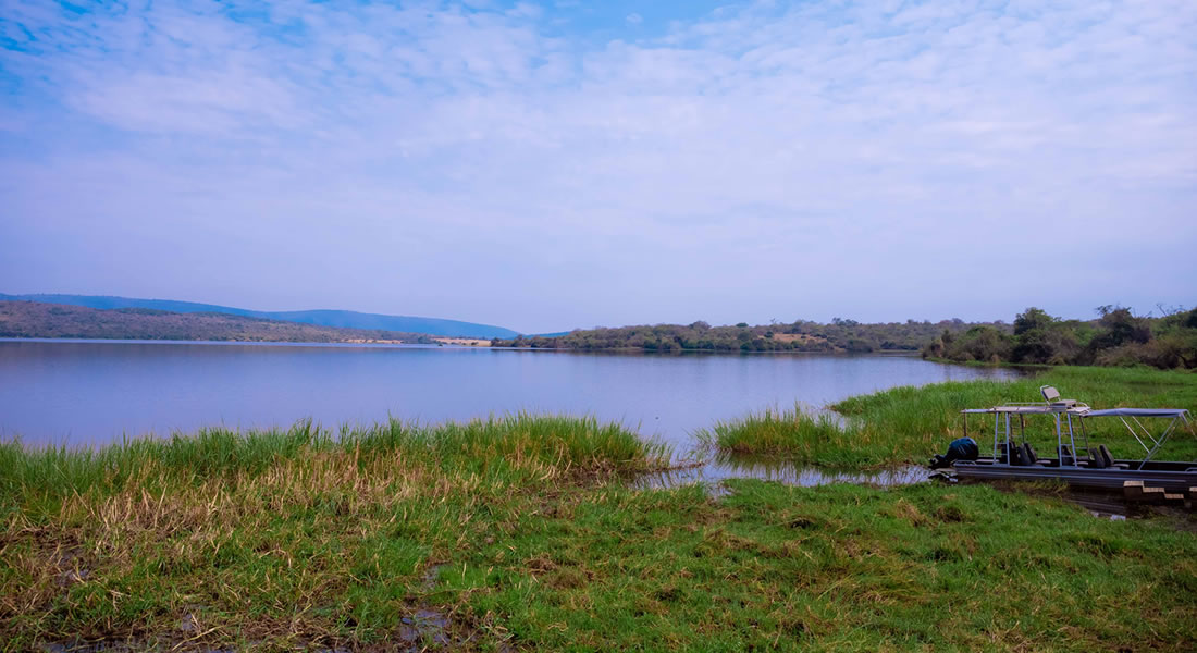 Lake Ihema in Akagera National Park