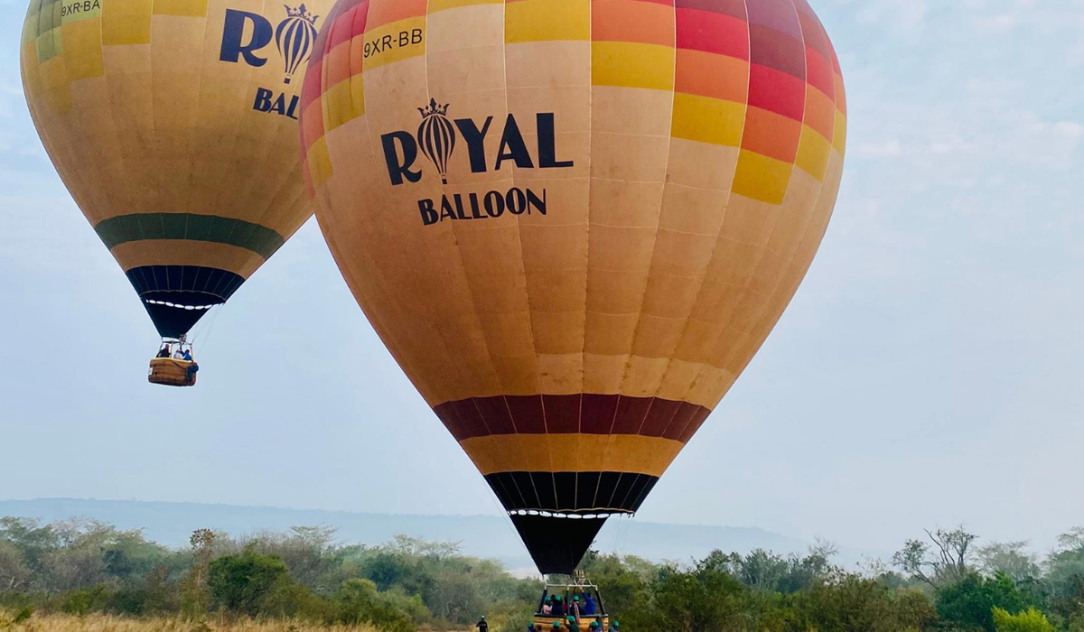 Hot Air Balloon Safaris in Akagera National Park